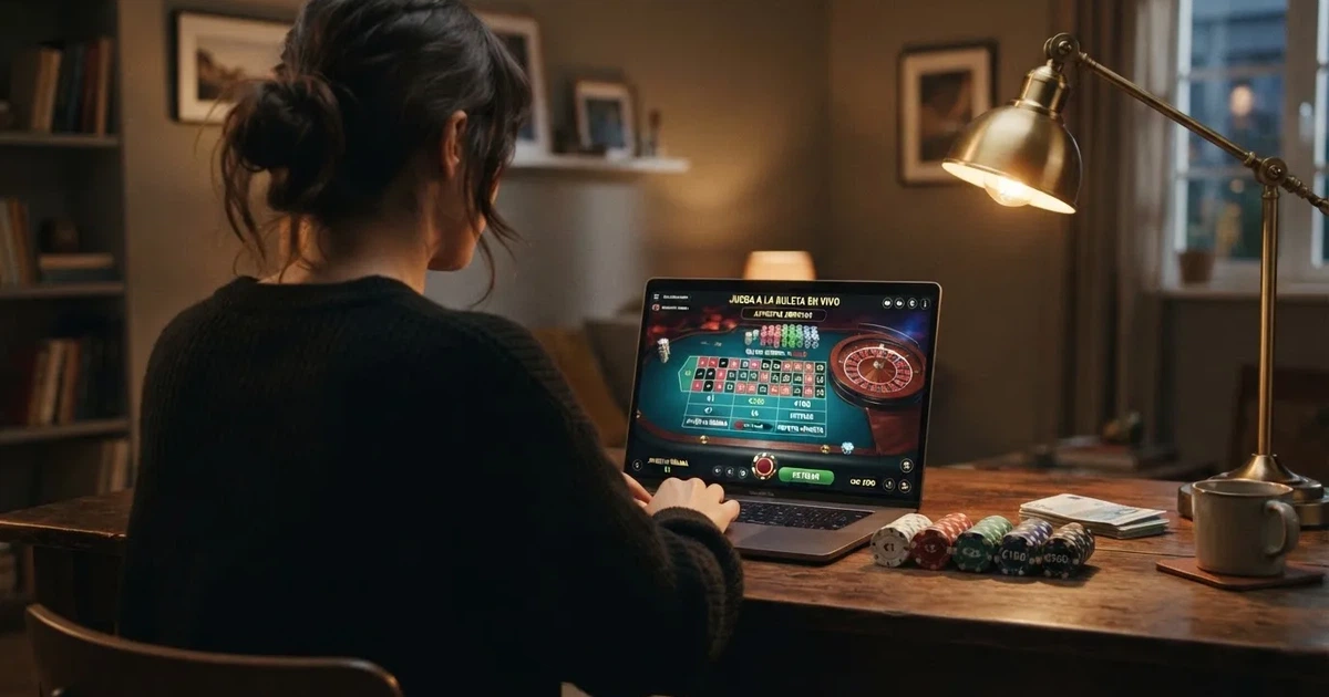 Comparativa de casinos online con licencia DGOJ mostrando distintos umbrales de depósito mínimo en la pantalla de un ordenador portátil